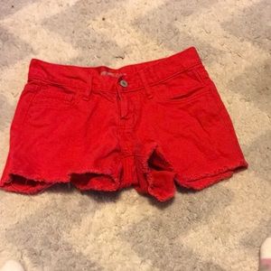 Old navy red diva shorts